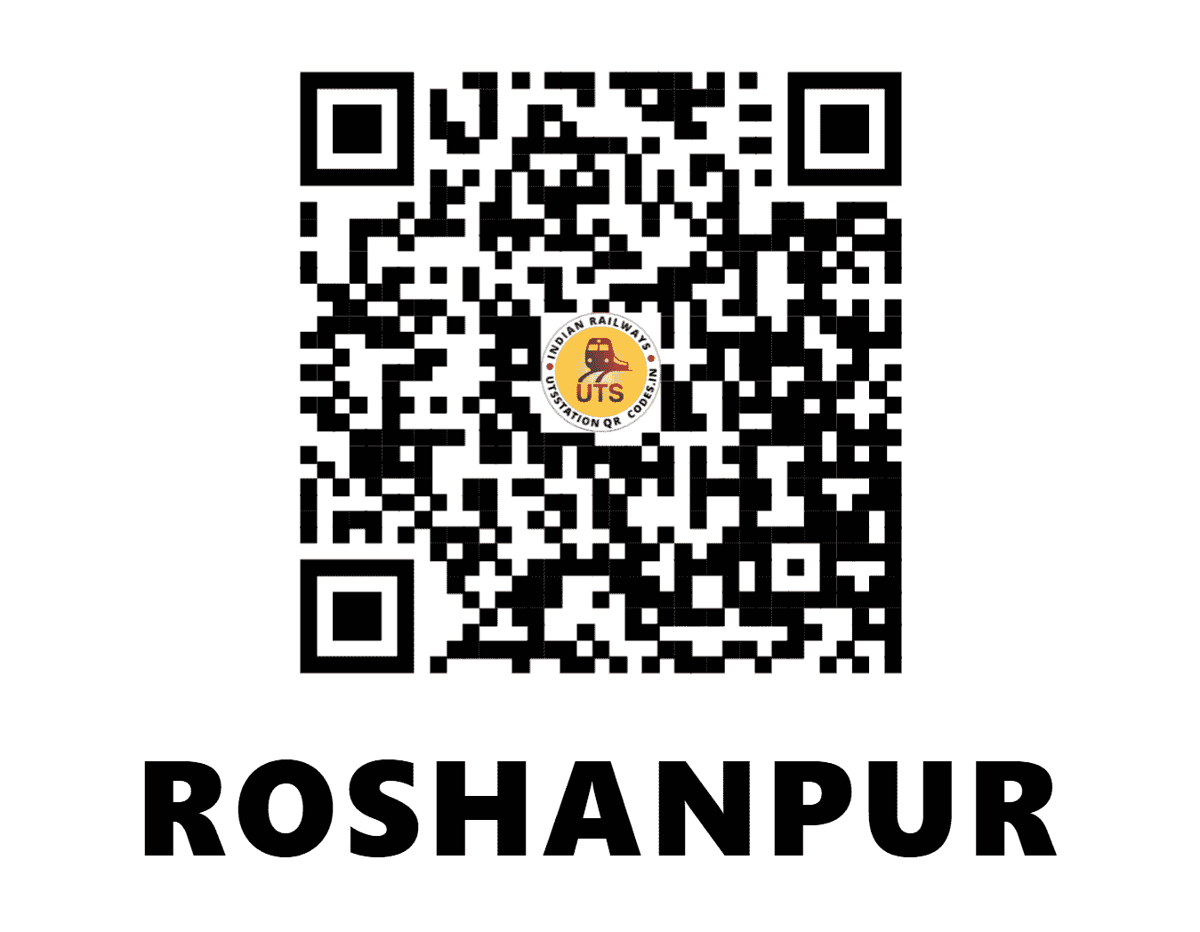 UTS QR Code for ROSHANPUR - RHN - NE (UTTAR PRADESH)